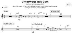 Einzelstimme - Unterwegs mit Gott - Oboe (PDF)
