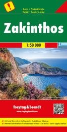 Zakinthos, Autokarte 1:50.000 Freytag-Berndt und Artaria KG 9783707917130