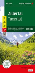 Zillertal, Wander-, Rad- und Freizeitkarte 1:35.000, freytag & berndt, WK 5152  9783707920710