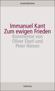 Zum ewigen Frieden Kant, Immanuel 9783518270141