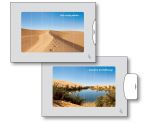 Zwei-Bild-Karte Wüste